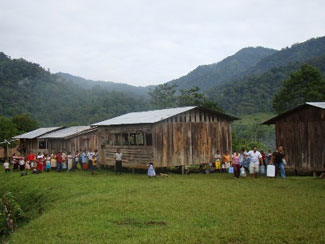 Comunidad indígena en Costa Rica